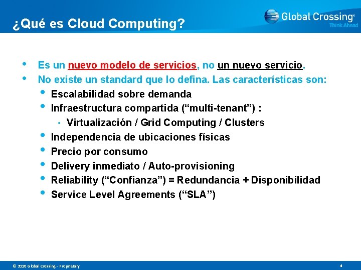 ¿Qué es Cloud Computing? • • Es un nuevo modelo de servicios, no un