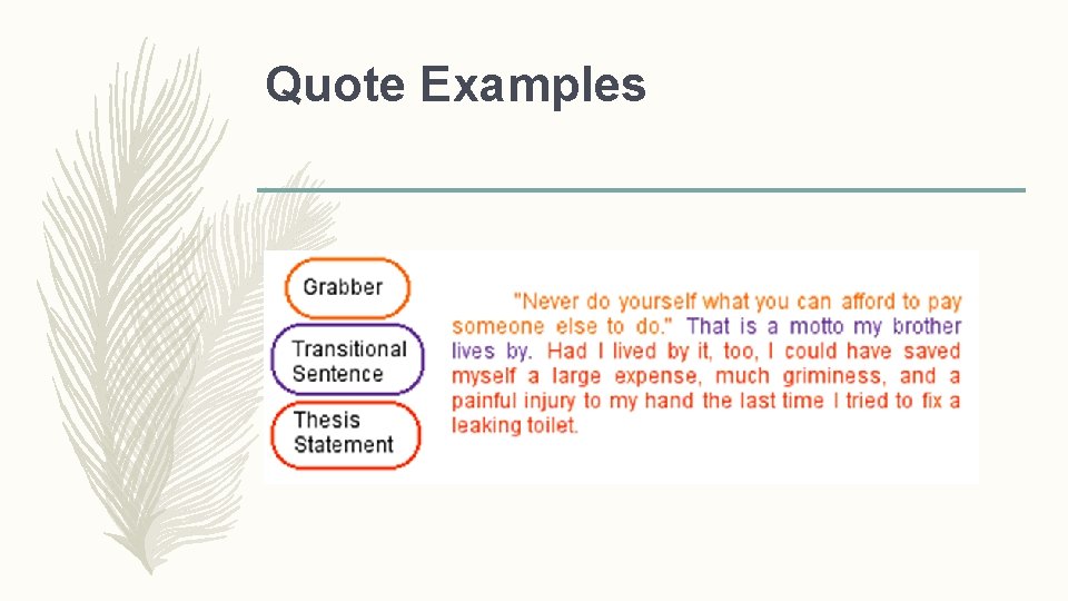 Quote Examples 