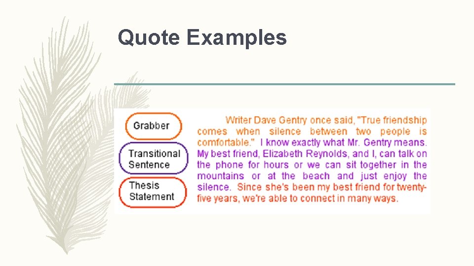 Quote Examples 