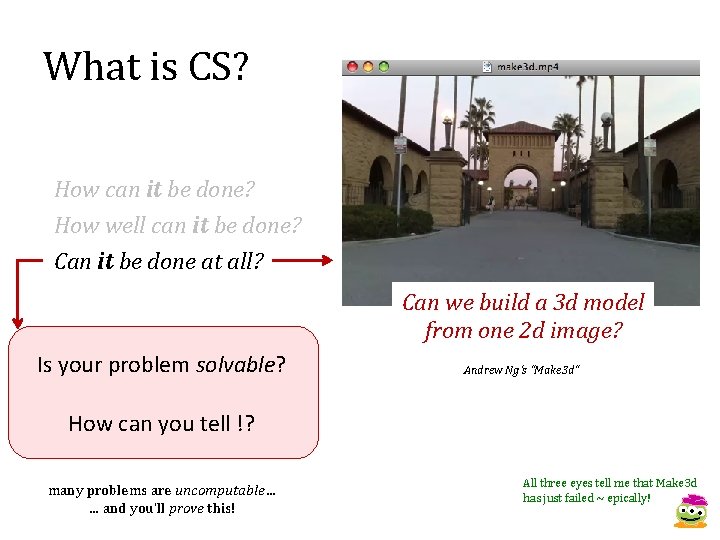 What is CS? How can it be done? How well can it be done?