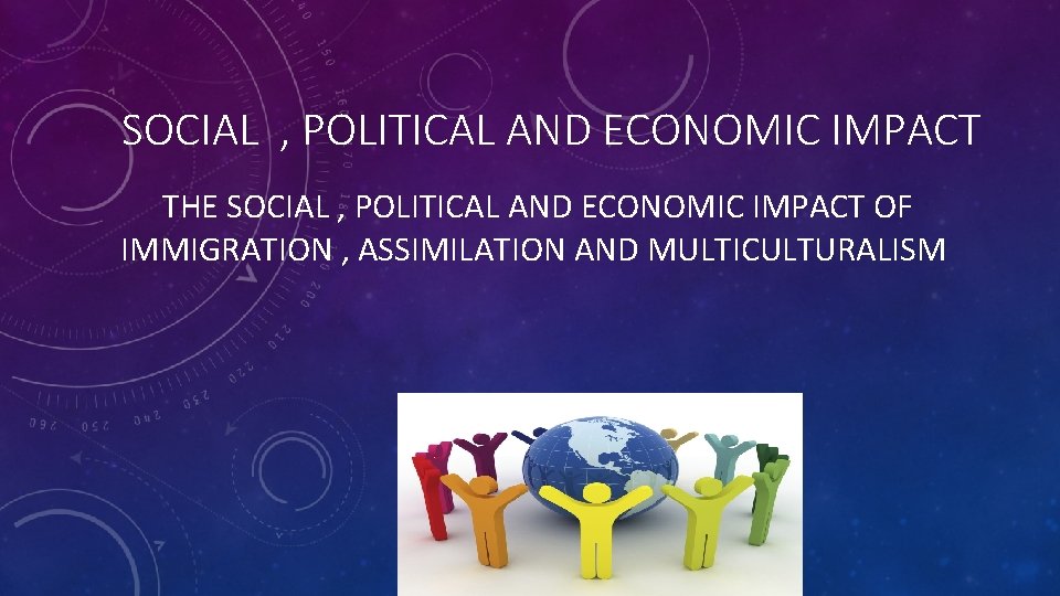 SOCIAL , POLITICAL AND ECONOMIC IMPACT THE SOCIAL , POLITICAL AND ECONOMIC IMPACT OF