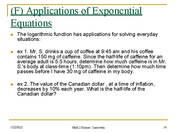 Lesson 38 Solving Exponential Logarithmic Equations Math 2