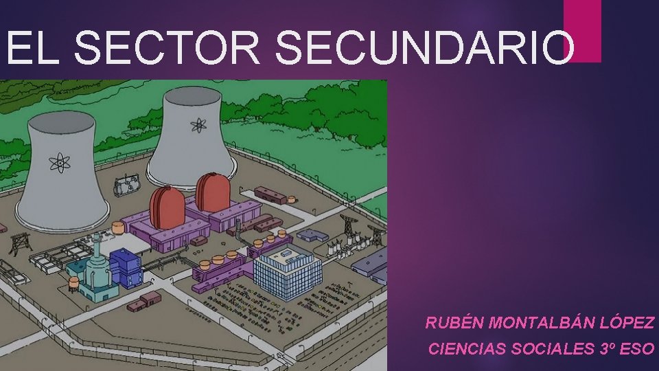 EL SECTOR SECUNDARIO RUBÉN MONTALBÁN LÓPEZ CIENCIAS SOCIALES 3º ESO 