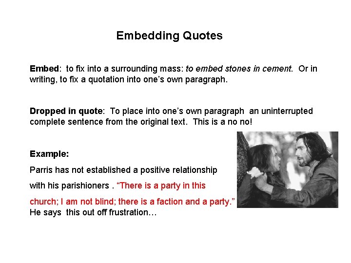 Embedding Quotes Embed: to fix into a surrounding mass: to embed stones in cement.