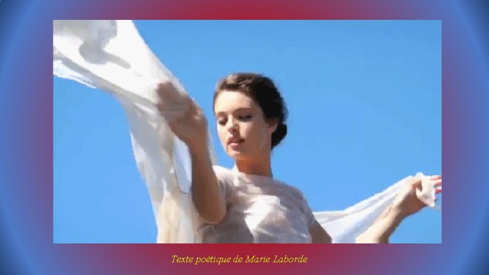 Texte poétique de Marie Laborde 