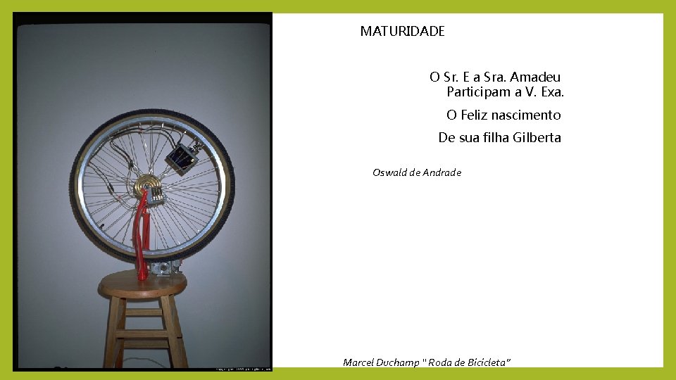 MATURIDADE O Sr. E a Sra. Amadeu Participam a V. Exa. O Feliz nascimento