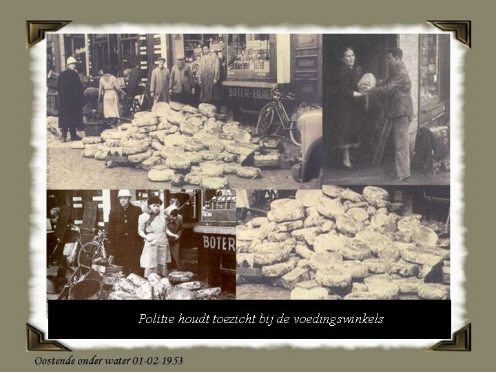 Politie houdt toezicht bij de voedingswinkels 