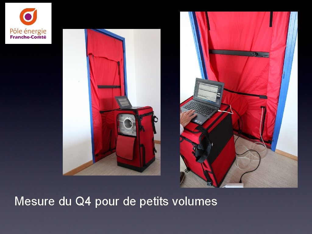 Mesure du Q 4 pour de petits volumes 