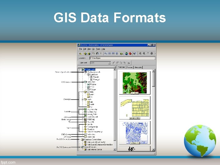 GIS Data Formats 