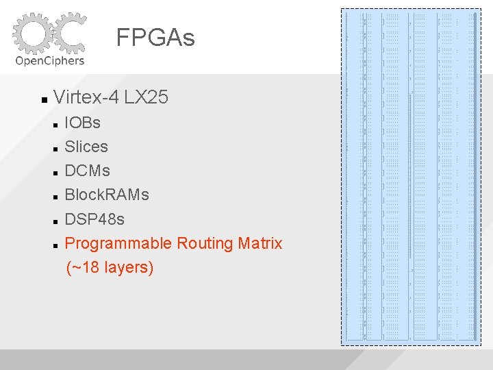 FPGAs Virtex-4 LX 25 IOBs Slices DCMs Block. RAMs DSP 48 s Programmable Routing