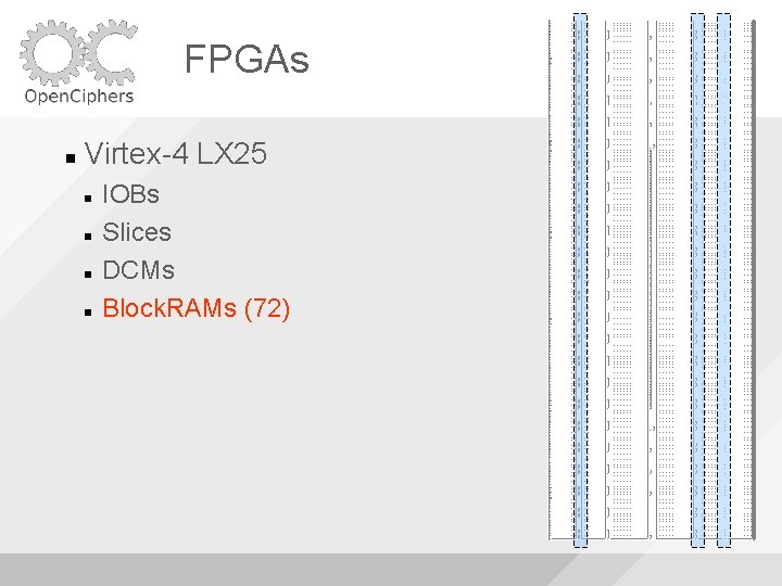 FPGAs Virtex-4 LX 25 IOBs Slices DCMs Block. RAMs (72) 