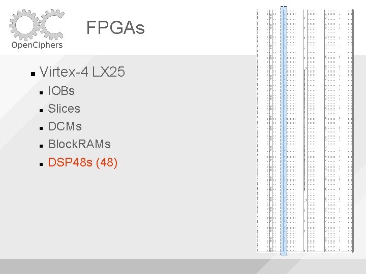 FPGAs Virtex-4 LX 25 IOBs Slices DCMs Block. RAMs DSP 48 s (48) 