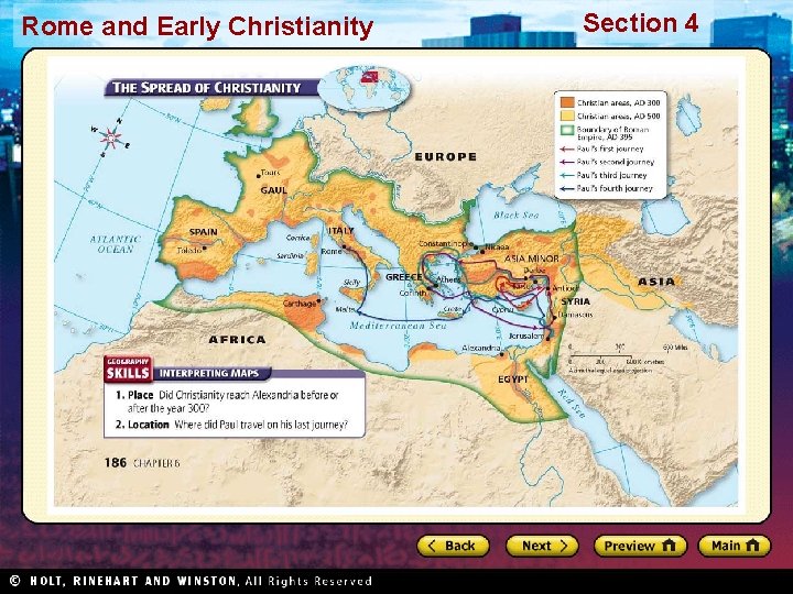 Rome and Early Christianity Section 4 