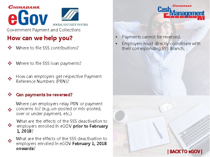 Government Payment and Collections How can we help you? v x. Where to file Government Payment and Collections How can we help you? v x. Where to file