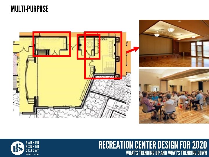 MULTI-PURPOSE RECREATION CENTER DESIGN FOR 2020 WHAT’S TRENDING UP AND WHAT’S TRENDING DOWN 