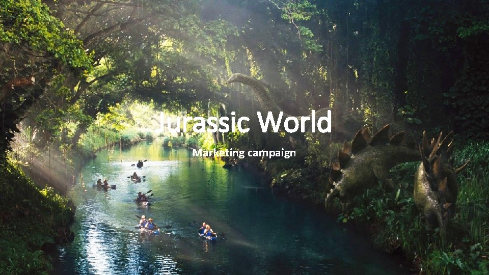 Jurassic World Marketing campaign 