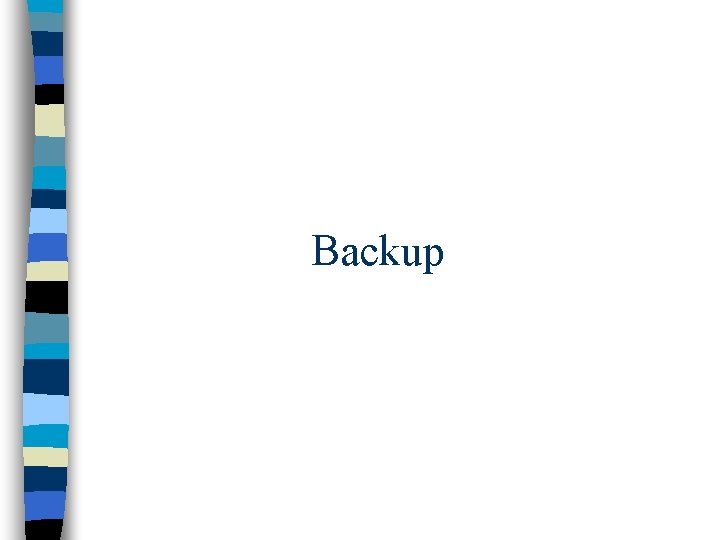 Backup 