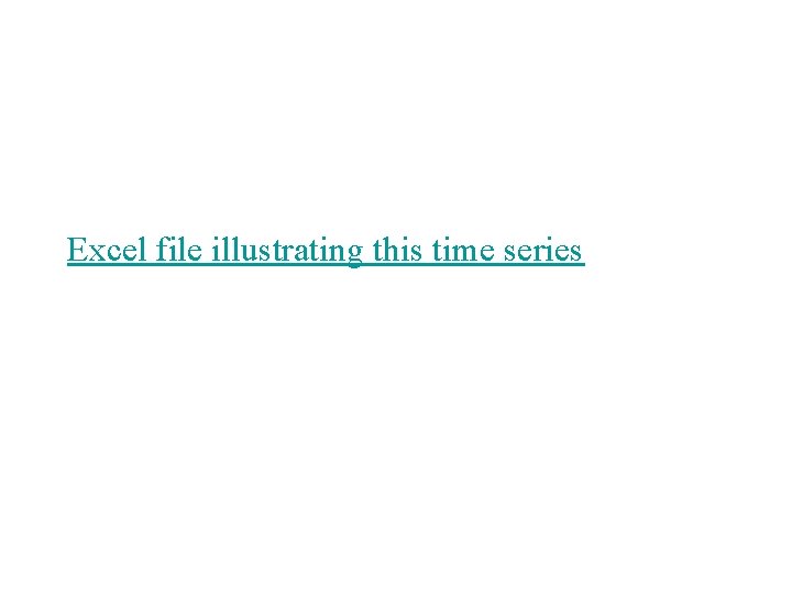 Excel file illustrating this time series 