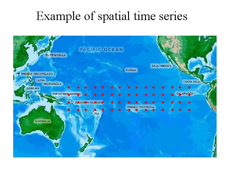 Example of spatial time series 