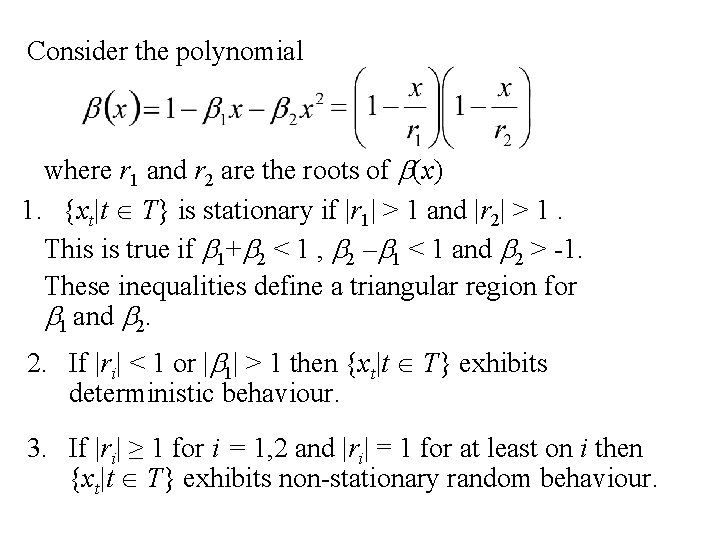 Consider the polynomial where r 1 and r 2 are the roots of b(x)