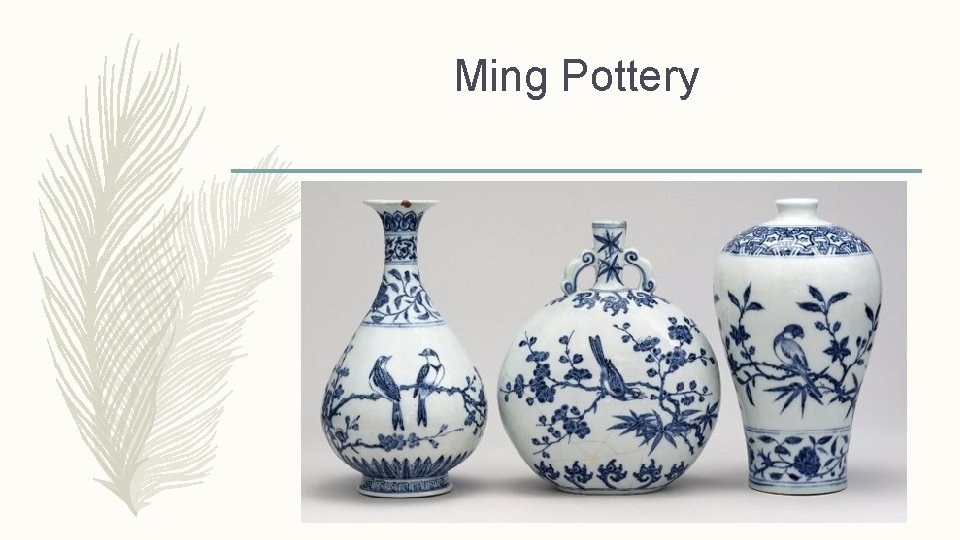 Ming Pottery 
