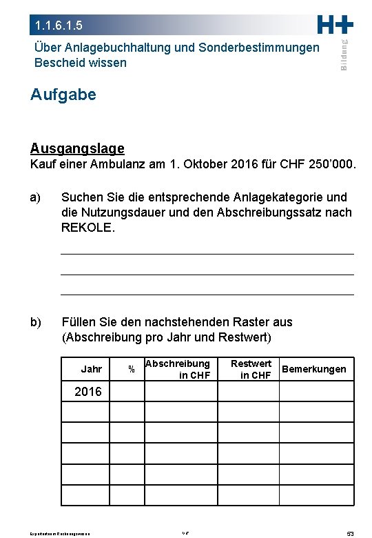 1. 1. 6. 1. 5 Über Anlagebuchhaltung und Sonderbestimmungen Bescheid wissen Aufgabe Ausgangslage Kauf 1. 1. 6. 1. 5 Über Anlagebuchhaltung und Sonderbestimmungen Bescheid wissen Aufgabe Ausgangslage Kauf