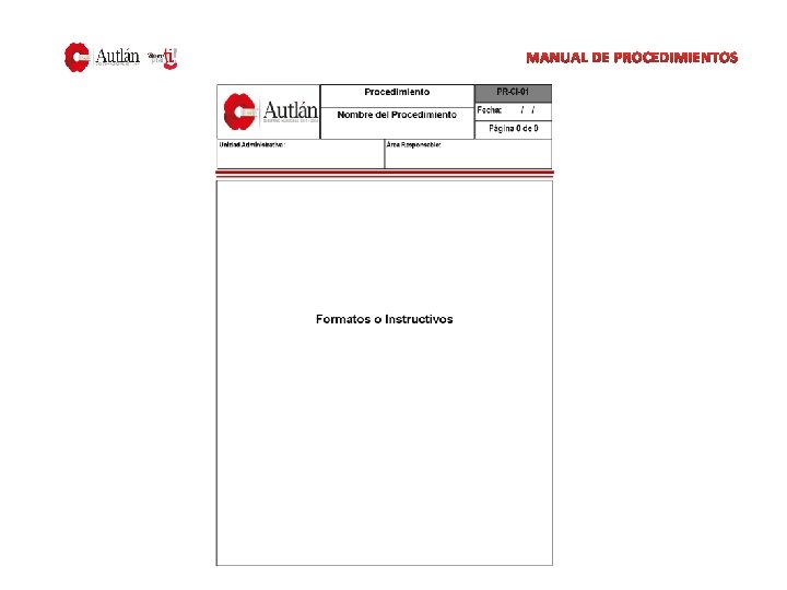 MANUAL DE PROCEDIMIENTOS 