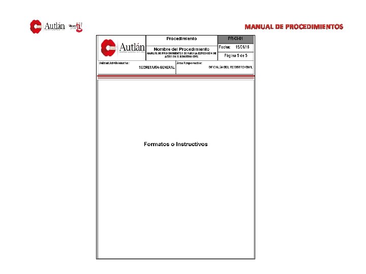 MANUAL DE PROCEDIMIENTOS 