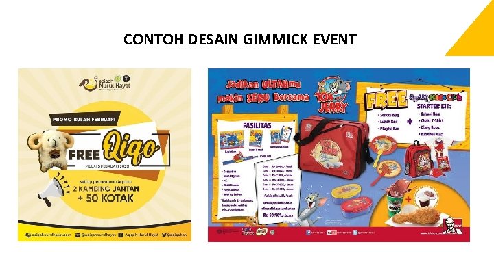 CONTOH DESAIN GIMMICK EVENT 