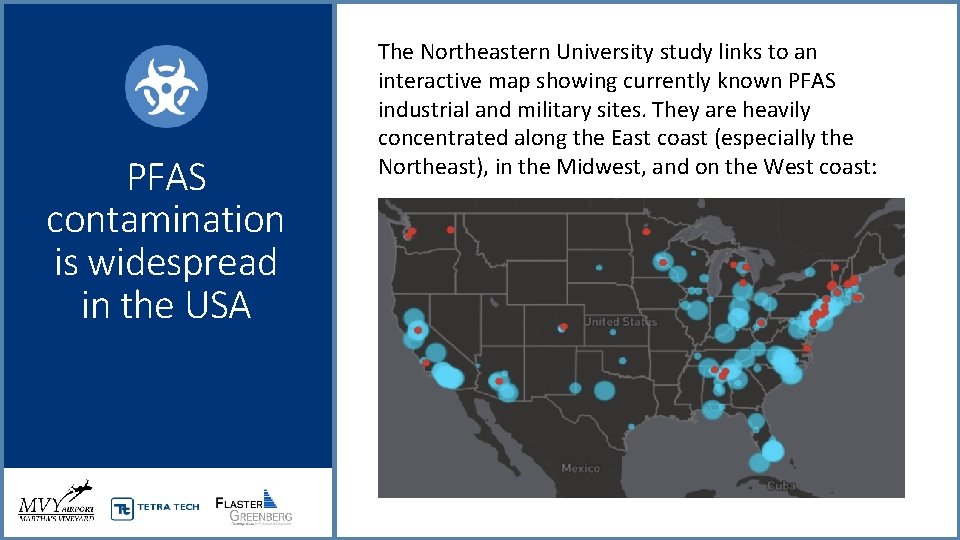 PFAS contamination is widespread in the USA The Northeastern University study links to an