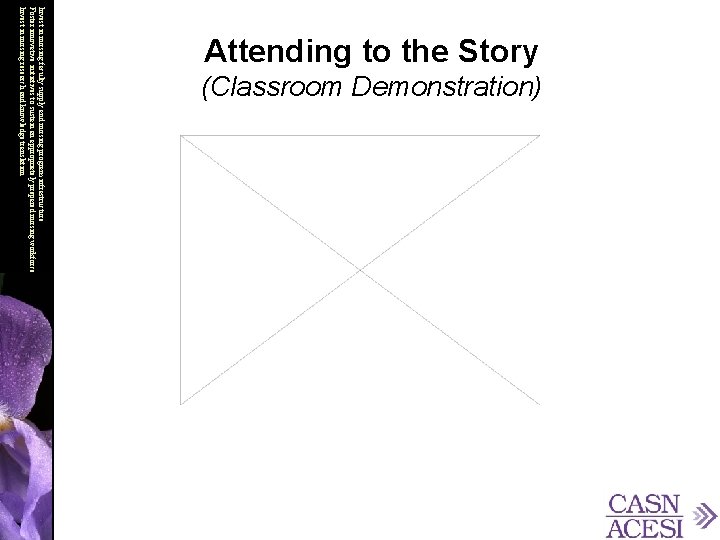 (Classroom Demonstration) Click for video Double click to watch video Invest in nursing faculty