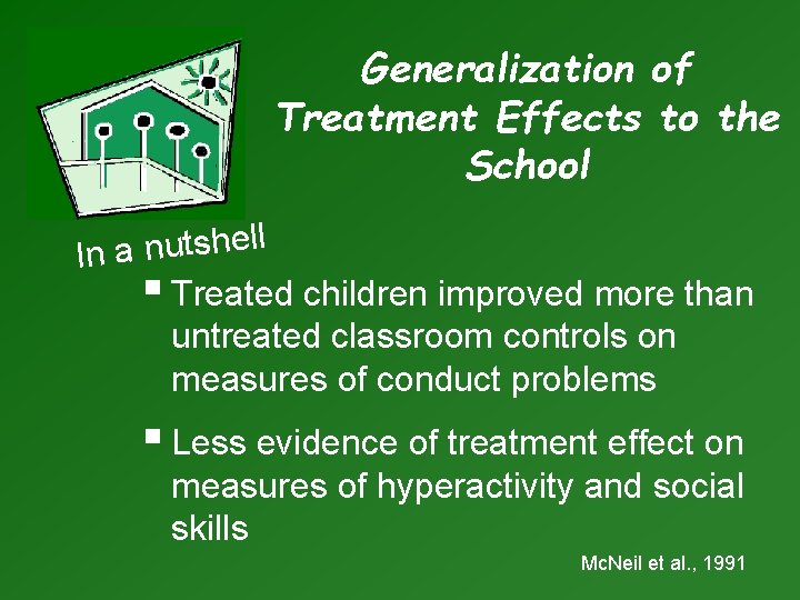 Generalization of Treatment Effects to the School l l e h s t u