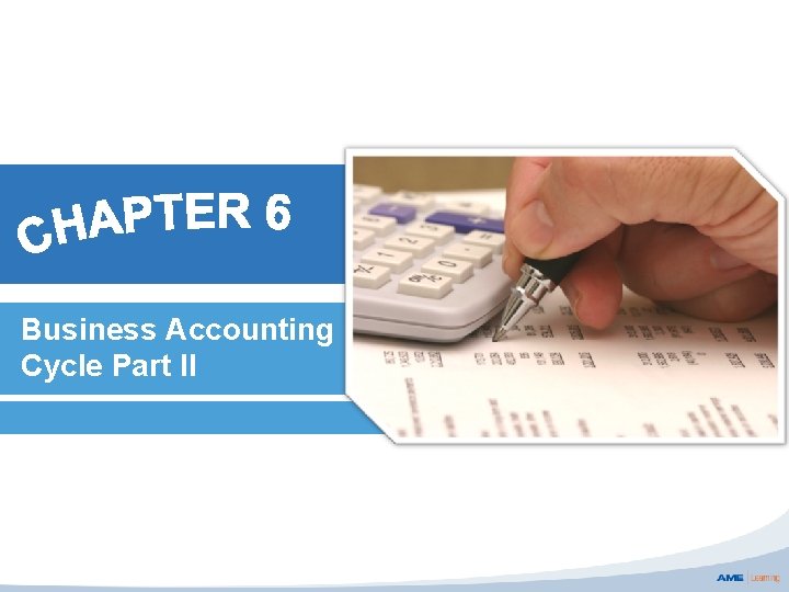 Business Accounting Cycle Part II 