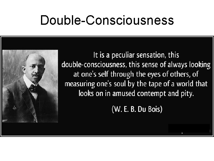 Double-Consciousness 