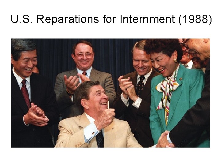 U. S. Reparations for Internment (1988) 