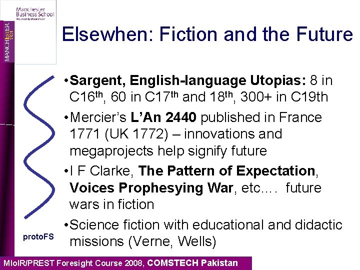 Elsewhen: Fiction and the Future proto. FS • Sargent, English-language Utopias: 8 in C