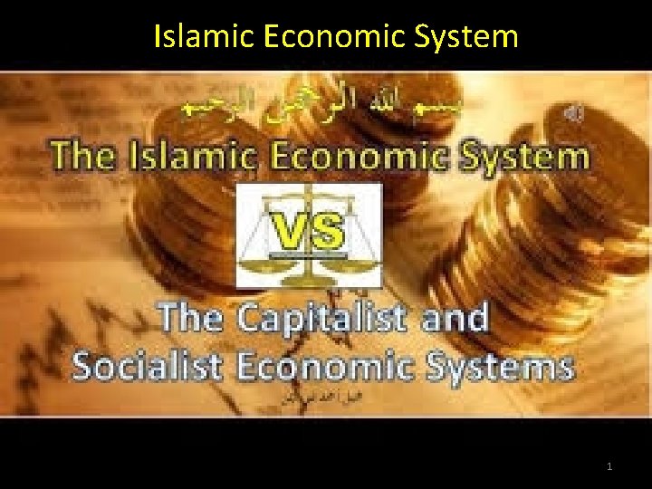 Islamic Economic System 1 