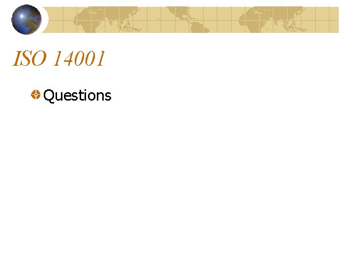 ISO 14001 Questions 