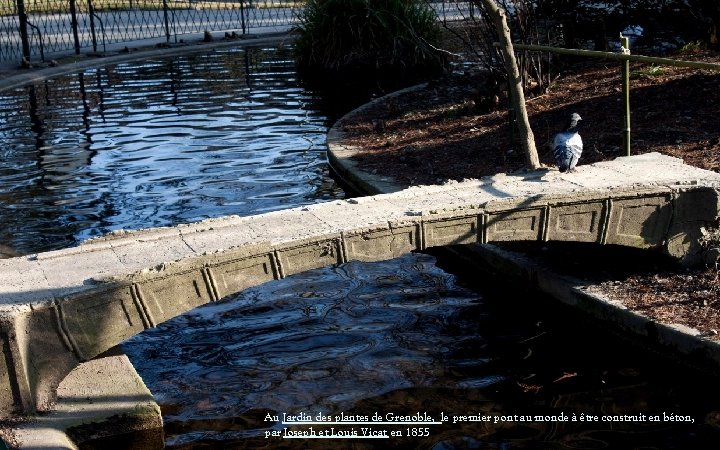 Au Jardin des plantes de Grenoble, le premier pont au monde à être construit