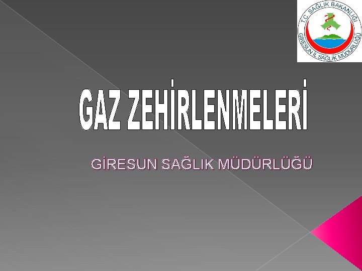 GİRESUN SAĞLIK MÜDÜRLÜĞÜ 