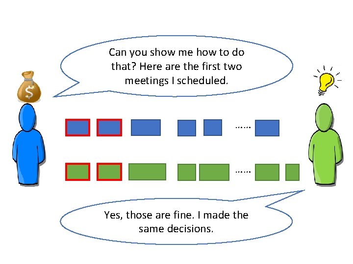 Can you show me how to do that? Here are the first two meetings