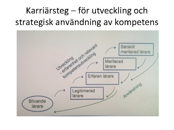 Karriärsteg – för utveckling och strategisk användning av kompetens 