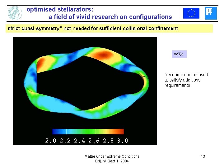 optimised stellarators: a field of vivid research on configurations strict quasi-symmetry“ not needed for