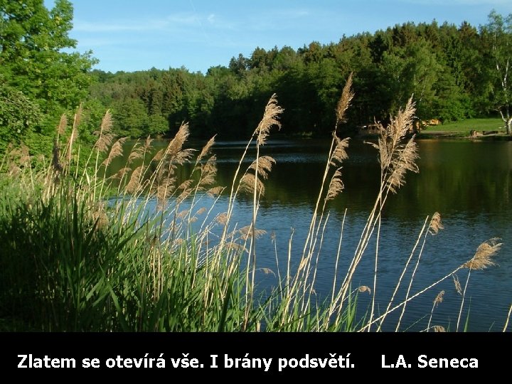 Zlatem se otevírá vše. I brány podsvětí. L. A. Seneca 