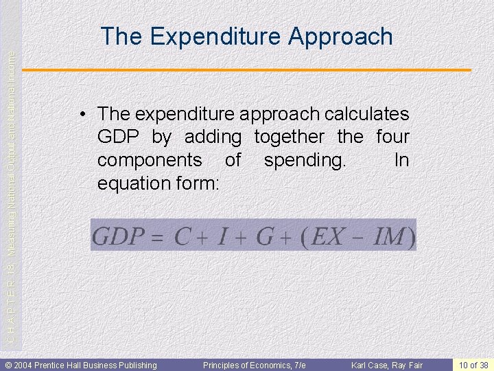 C H A P T E R 18: Measuring National Output and National Income