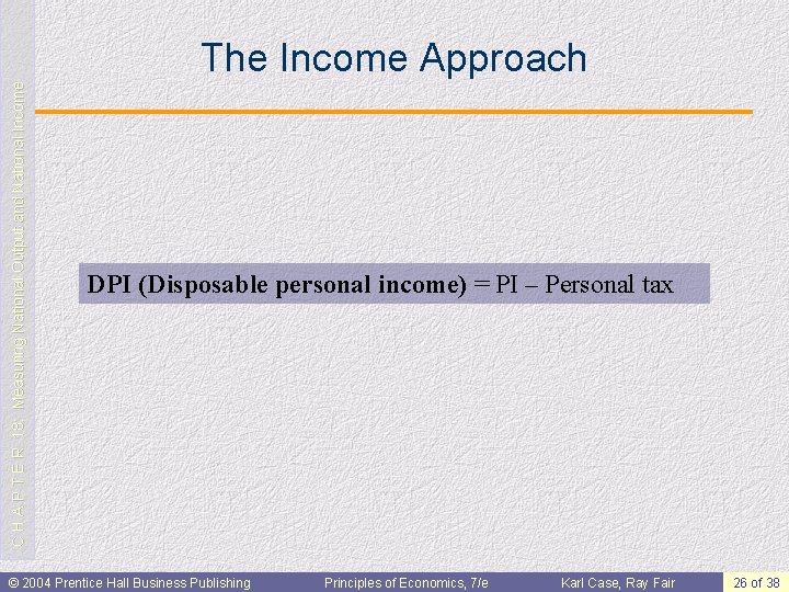 C H A P T E R 18: Measuring National Output and National Income