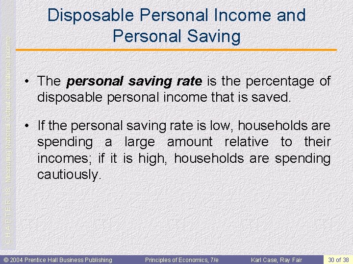 C H A P T E R 18: Measuring National Output and National Income