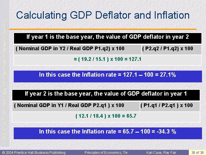 C H A P T E R 18: Measuring National Output and National Income