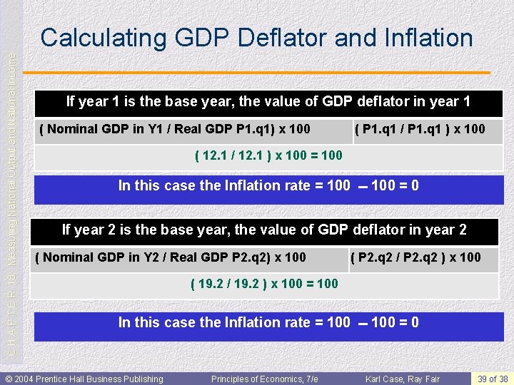 C H A P T E R 18: Measuring National Output and National Income