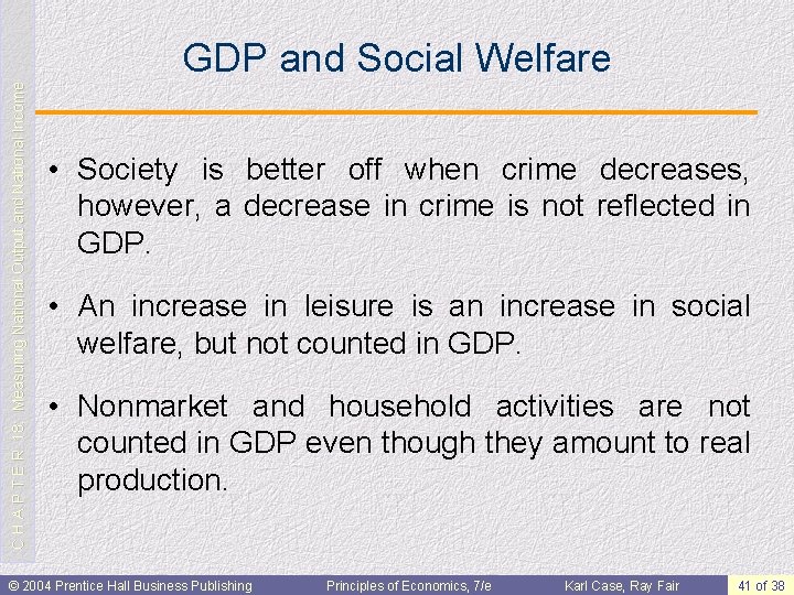 C H A P T E R 18: Measuring National Output and National Income